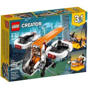 3/55❤️sealed 31071 LEGO Creator 3-in-1 Drone Explorer Swamp Boat Propeller Plane